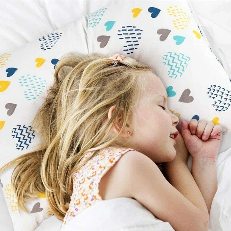 طفل المخدة الترا لينة القطن طفل سرير أطفال النوم المغلف غطاء وسادة