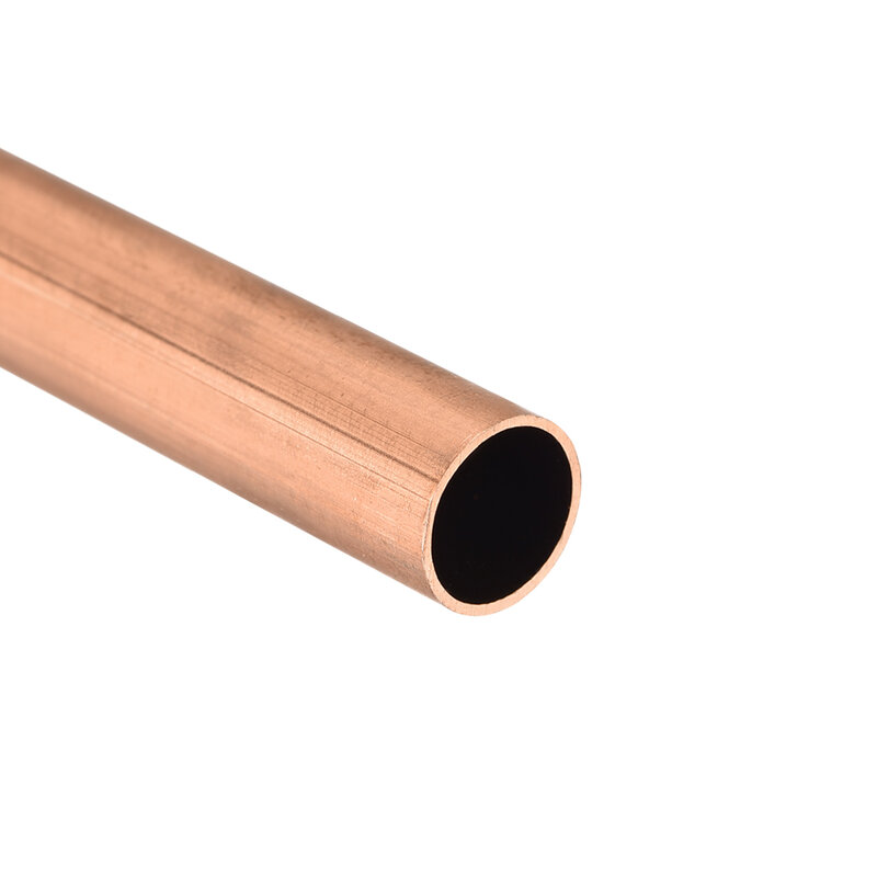 Uxcell-tubo redondo de cobre de 3 piezas, 2mm, 3mm, 4mm, 5mm, 6mm, 7mm, 8mm, 9mm, 10mm OD, 300mm, tubo recto largo utilizado en manualidades DIY