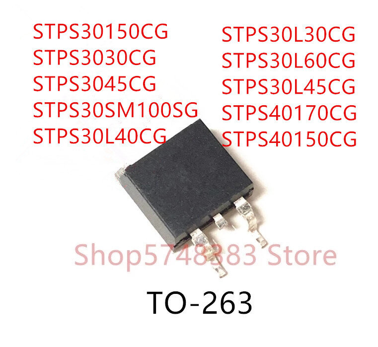 10 piezas STPS30150CG STPS3030CG STPS3045CG STPS30SM100SG STPS30L40CG STPS30L30CG STPS30L60CG STPS30L45CG STPS40170CG STPS40150CG