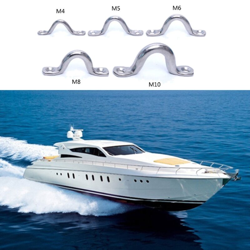2022 nuova maniglia per corrimano per barche maniglia per sella ad arco durevole in acciaio inossidabile 304 lucidato a tubo tondo per Yacht