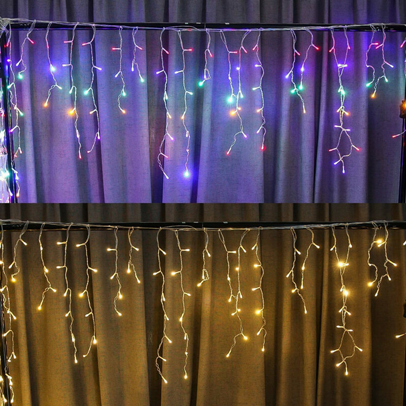 Luzes de natal ao ar livre férias led 100m 50m 30m 20m 10m led luzes da corda decoração para festa de casamento do feriado guirlanda