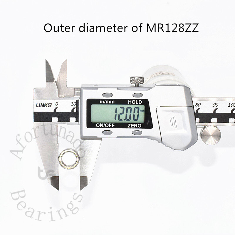 MR128ZZ Миниатюрный подшипник 10 шт. 8*12*3,5 (мм), бесплатная доставка, хромированная сталь, металл, герметичные высокоскоростные детали механического оборудования