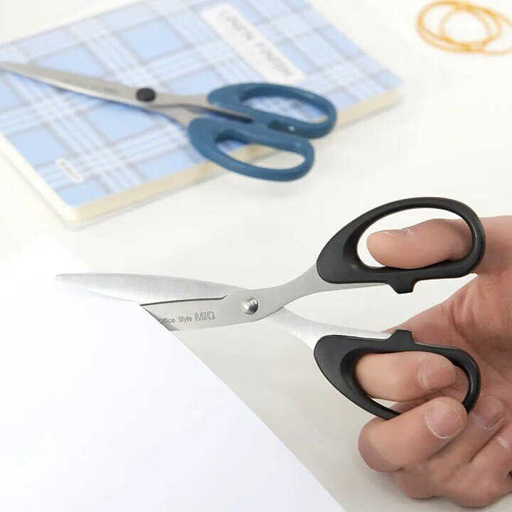 M & G ASS91420 nożyczki Student nożyczki papieru do użytku domowego nożyczki biurowe ręcznie nożyczki, nożyczki ze stali nierdzewnej 2 sztuk