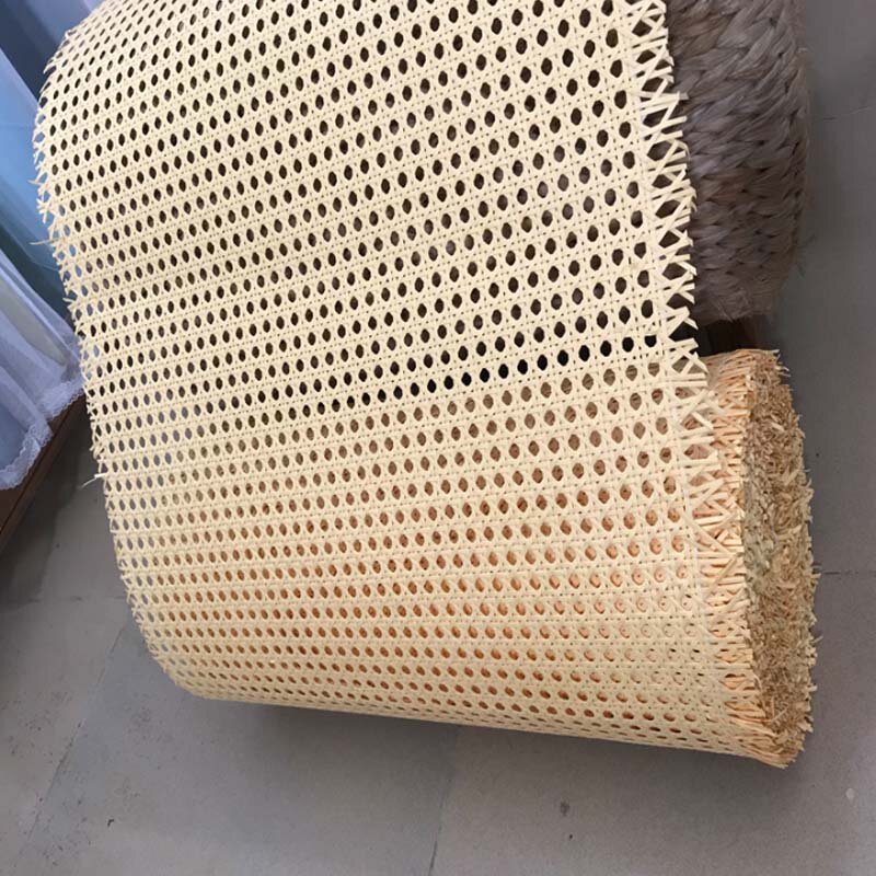 Stuoia di plastica della stuoia della canna del Rattan di larghezza di 40cm per la decorazione di riparazione della sedia della tavola della mobilia dell'impiallacciatura del soffitto dello schermo della porta di casa