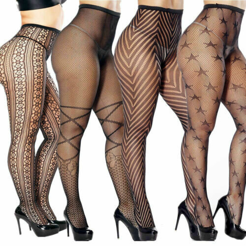 New Women's Pantyhose for Ladies Lingerie Woman Fashion Fishnet Tights Plus Size Women Stockings Femme Collants Hot Dropshipping