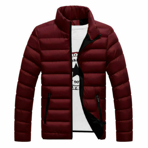 2019 nowych mężczyzna kurtka zimowa bawełny wyściełane grube kurtki Parka Slim Fit z długim rękawem pikowana odzież wierzchnia odzież ciepłe płaszcze