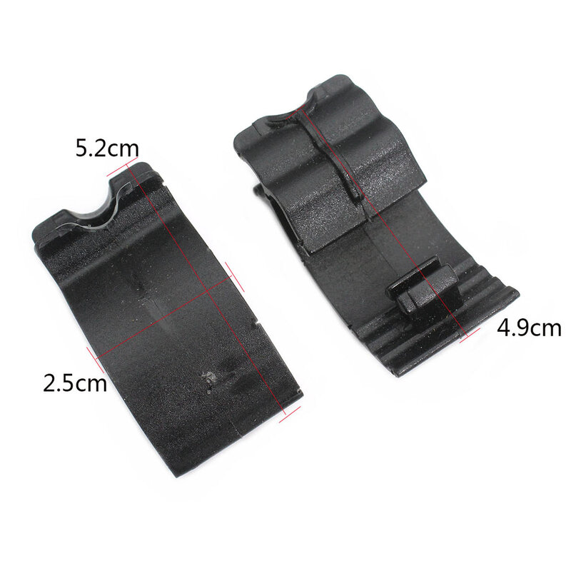 Side Battery Cover Clips For HARLEY Sportster XL883 XL1200 2004 2005 2006 2007 2008 2009 2010 2011 2012 2013 Plastic Black