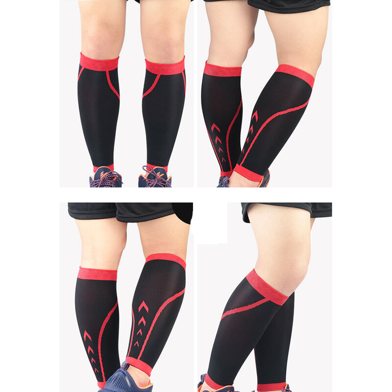 Protezione sportiva manicotto per polpaccio compressione calze per gambe traspiranti equipaggiamento protettivo SPSLF20022