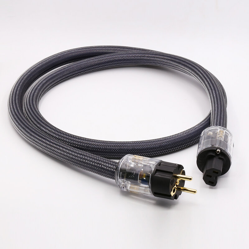 Twee Kleur 400 Handtekening High-End High Fidelity Audio Netsnoer Us/Eu Zuiver Koper Netsnoer P-029/P-029e Power Plug