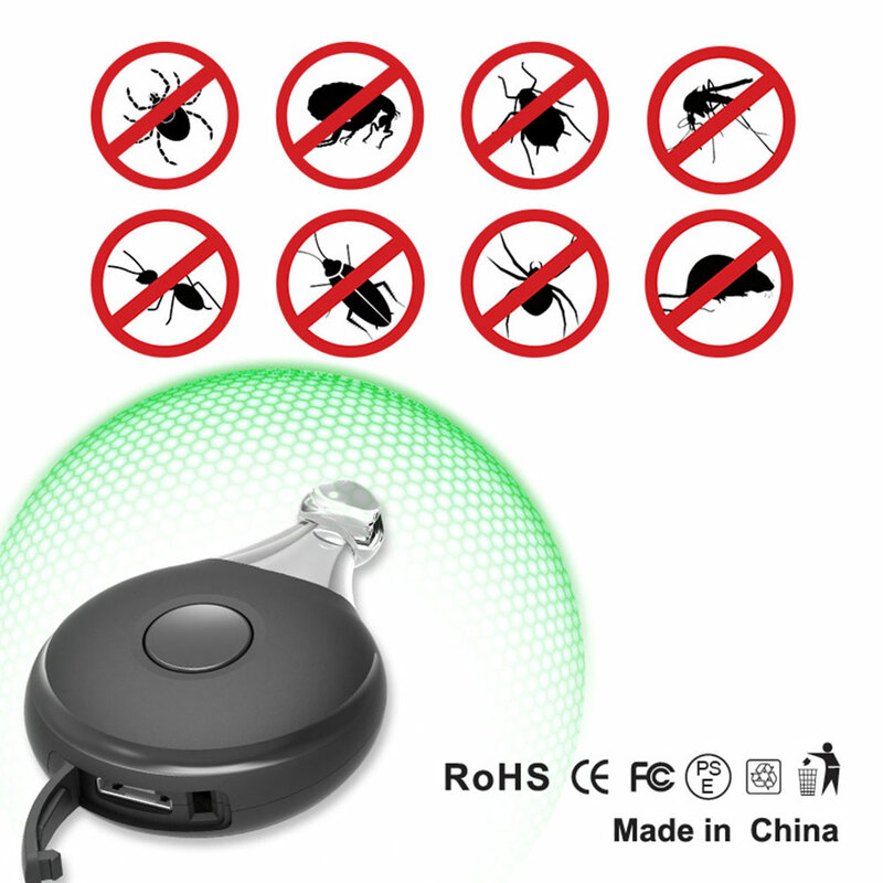 Cani Gatti Strumenti di Pulizia USB Pest Control Prodotti Per Casa Pet Ultrasonico Pulce Remover Collare Tick Repellent Lice Repeller