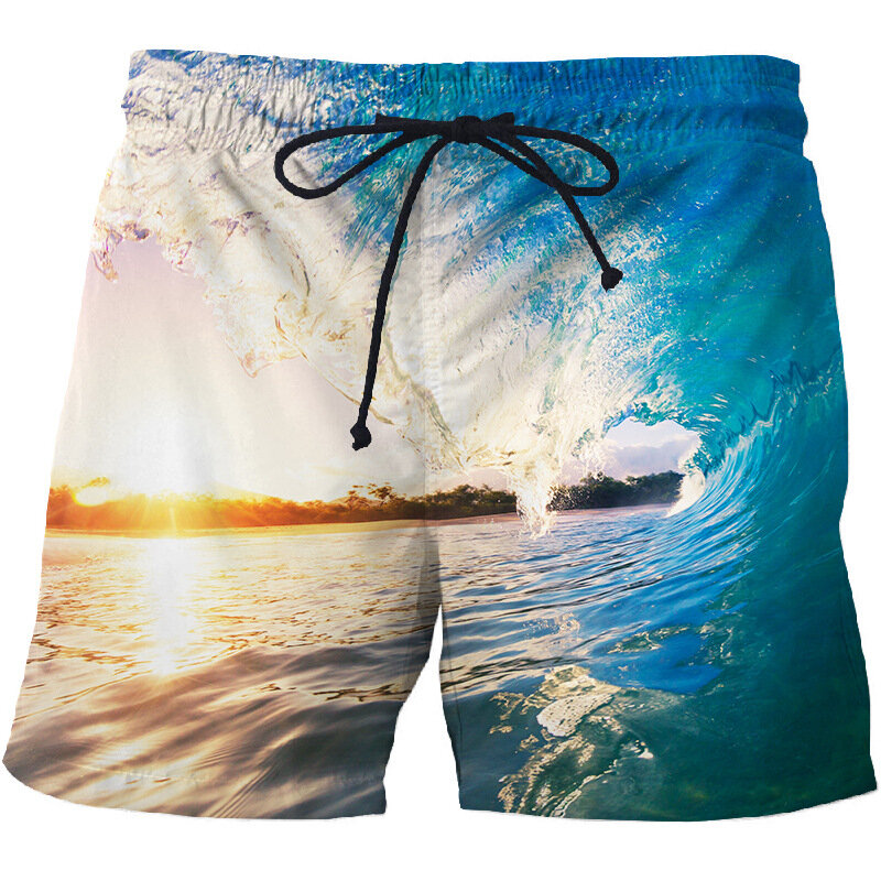 Pantalones cortos de cinco puntos de verano con diseño personalizado para hombre, pantalones cortos casuales estampados en 3D para vacaciones, pantalones cortos de secado rápido