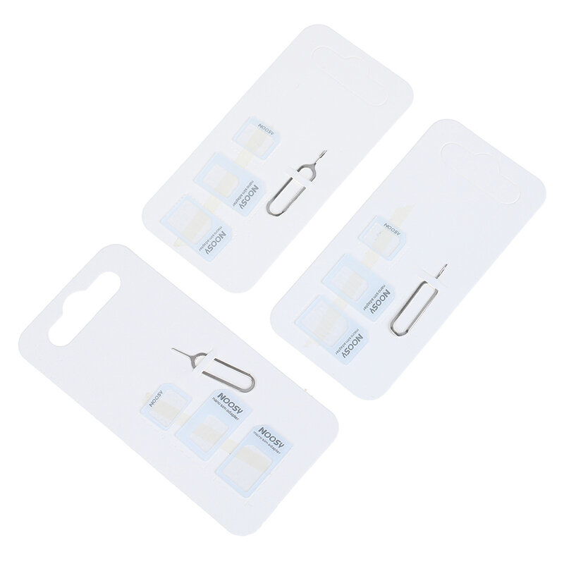 Ondersteuning voor iPhone 7 6s 5s Samsung huawei xiaomi Adapter kit 4 in 1 SIM Card Accessoires Pak micro Sim-kaart Lade houder