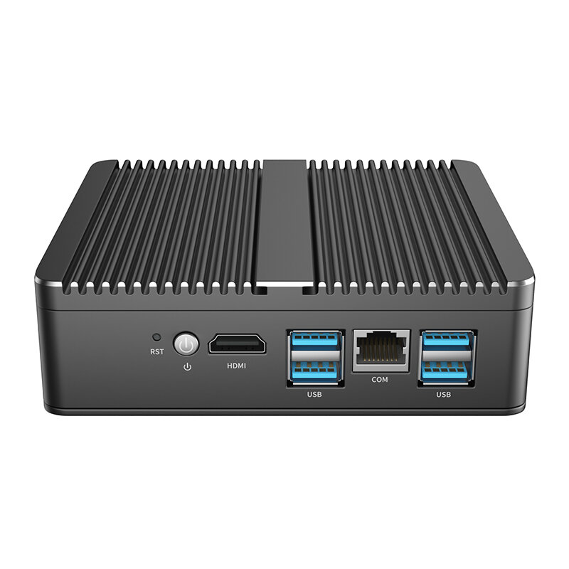 BKHD Hohe-qualität Pfsense Firewall Router Mini PC 6 LAN 8th gen cpu fanless mini computer Openwrt X86 Vyos ubuntu Centos