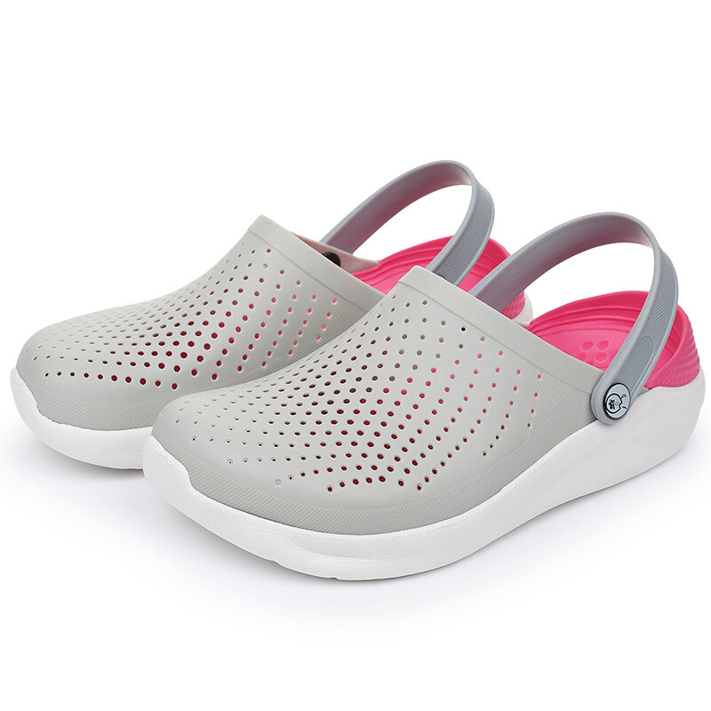 Femmes D'été Sandales pour les Sports de Plage 2020 Femmes hommes Slip-on Chaussures Pantoufles Femelle Mâle Croc Sabots Pots Crocse L'eau Mules