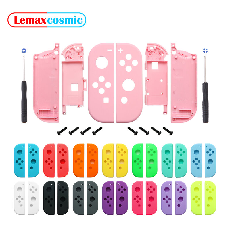 Left Right L R Controller Replacement Housing Shell Case Cover For Nintendo Switch OLED Joy-Con Joycon NS Screw Driver Open Tool