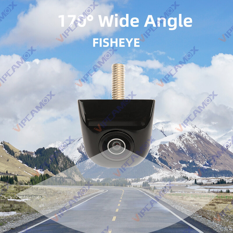AHD-cámara gran angular de 720 grados para coche, lente de ojo de pez, luz de estrellas, visión nocturna, HD, cámara de visión trasera para vehículo, 1080P/170 P