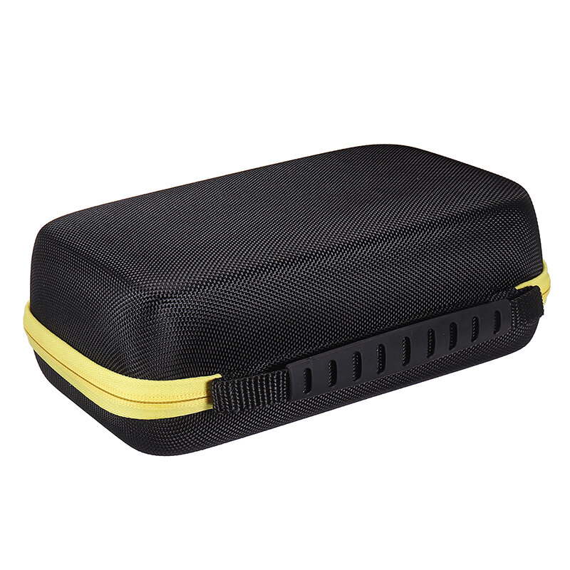 สีดำEVAเก็บกันน้ำกันกระแทกกระเป๋าที่มีกระเป๋าตาข่ายสำหรับปกป้องF117C/F17Bดิจิตอลมัลติมิเตอร์