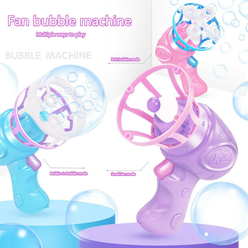 男の子と女の子のためのバブルマシン,泡のおもちゃ,自動インフレータブルボール,夏の屋外おもちゃ