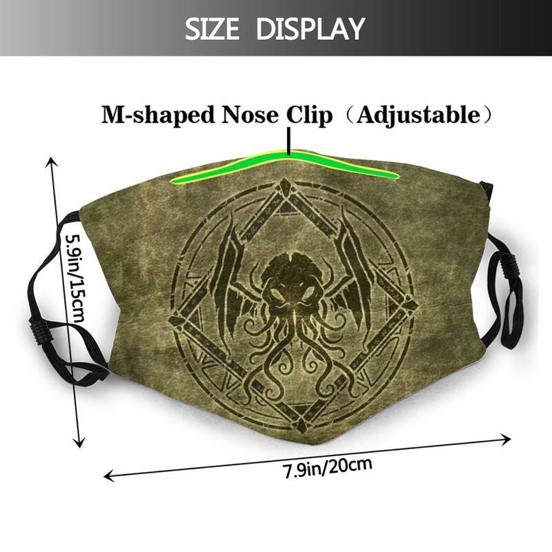 Cthulhu – masque Anti-poussière en cuir pour enfants et adultes, masque de bricolage, Anti-poussière