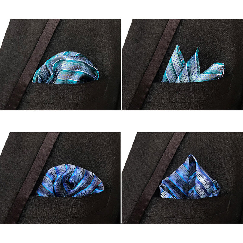 Мужской Цветочный Карманный квадратный носовой платок Hanky BWTHZ0358, 3 упаковки