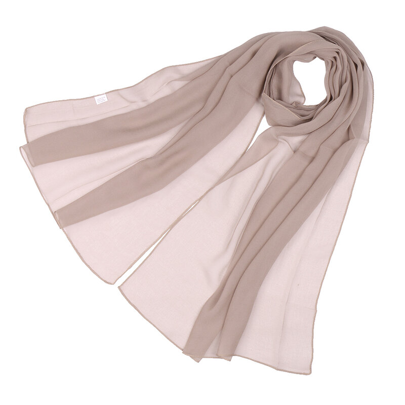 Bandana feminina chiffon georgette tamanho grande, bandana elegante longa xale proteção solar verão praia foulard