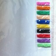 Areia de cor 10 sacos de areia de cor (cerca de 2g cada cor)