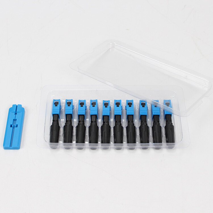 100pcs FTTH SC UPC Fast connector 50pcs single-mode fiber optic SC UPC quick connector Fiber Optic Fast adapter Straight tail