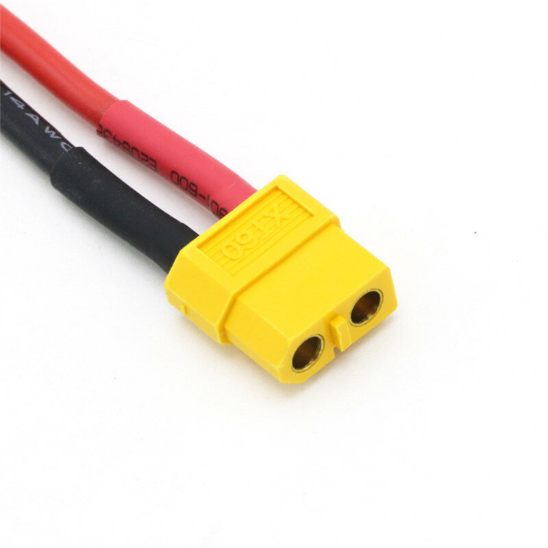 Conector macho/hembra XT60 con Cable de silicona de 10CM y 12AWG