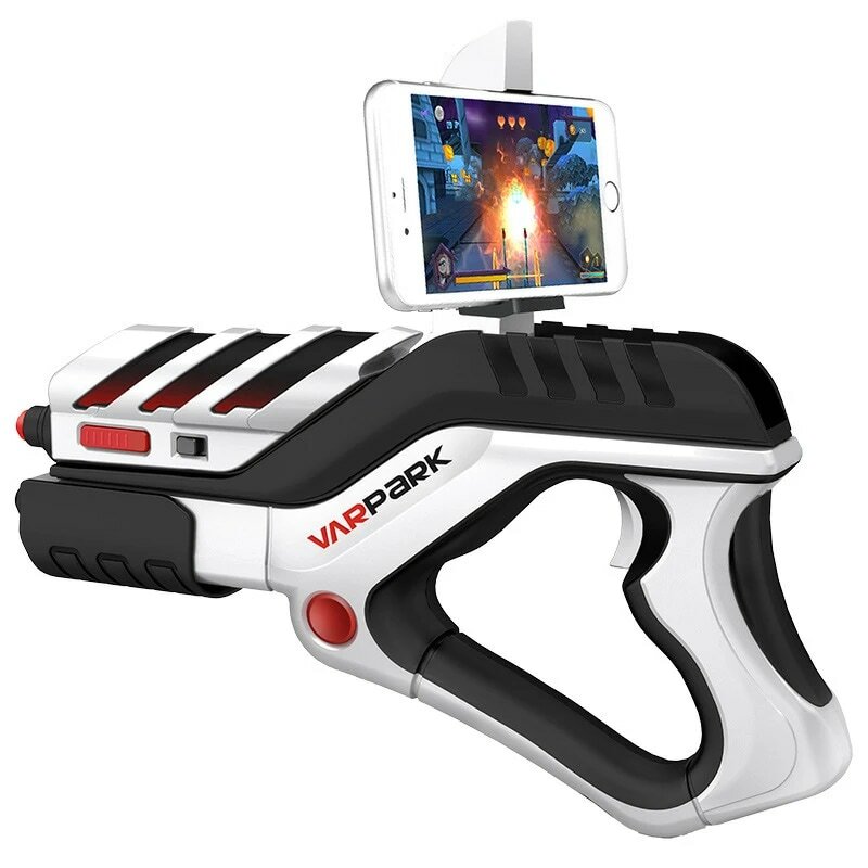 الذكية الخالق AR مسدس لعبة لعبة متعة الرياضة Airsoft مسدسات الهواء متعددة التفاعلية الواقع الافتراضي تبادل لاطلاق النار بلوتوث التحكم