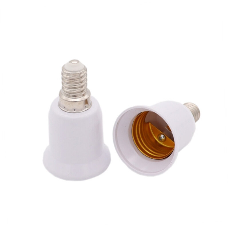 Nowy konwertery E14 do E27 Adapter gniazdo konwersji wysokiej jakości materiał podstawka lampy Adapter żarówki gwint uchwyt na żarówkę do lampy