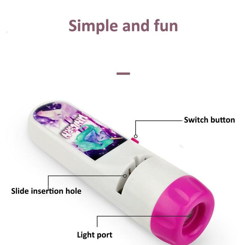 Children's projector story machine early education cognition bedtime story lighting pattern projection flashlight toy