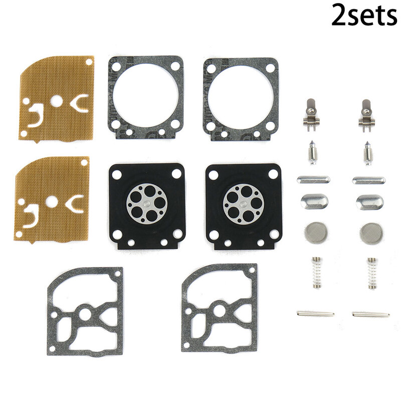 2 Sets Carburateur Diafragma Kit Voor Zama C1Q-S43 C1Q-S57A Voor Stihl 017 018 021 023 025 MS170 MS180 210 230 250 Kettingzaag Onderdelen