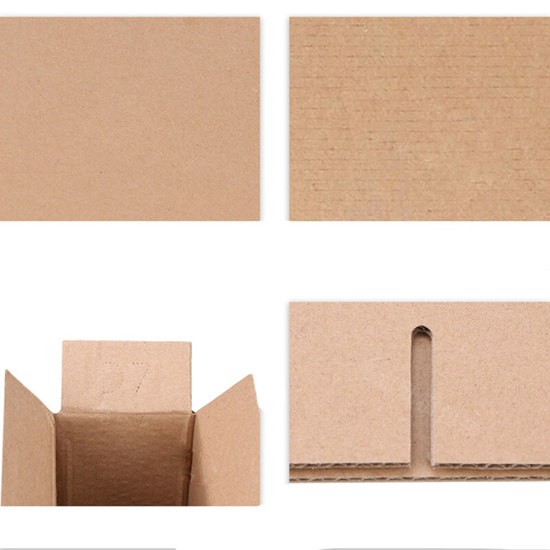 Cajas de papel en blanco de 3 capas, embalaje rectangular de regalo, álbum de fotos, caja de mensajería, Mailers, suministros de negocios, 10 unidades