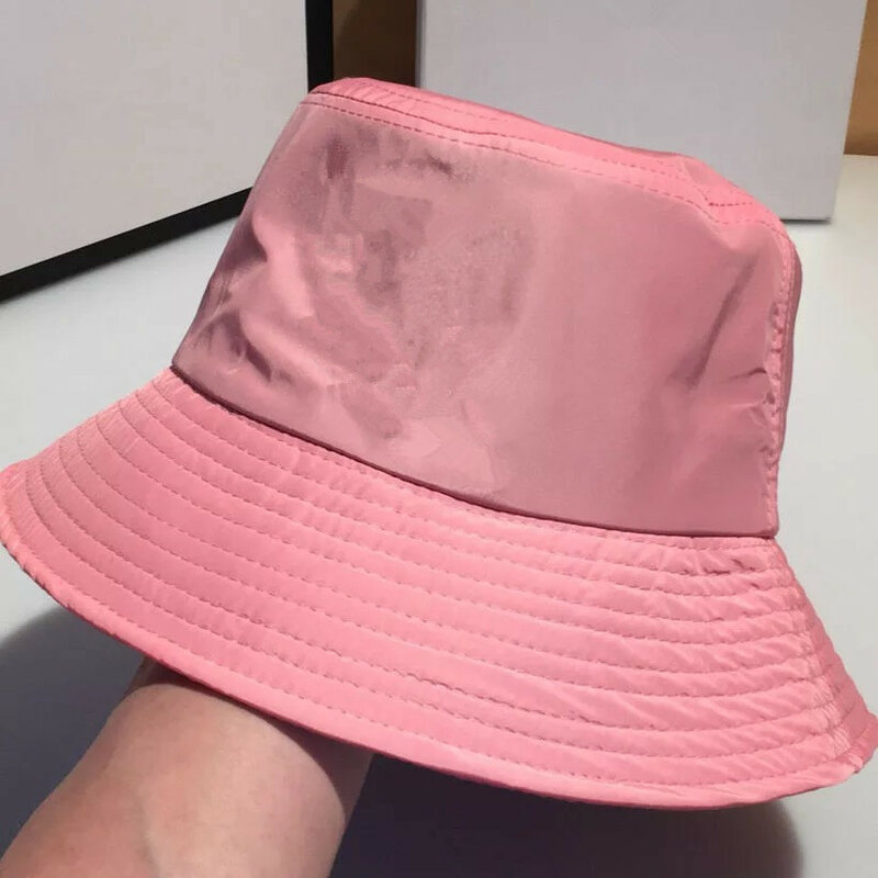 Cotton Bucket Hats Women Branded Sunscreen Panama Hat Men Pure Color Sunbonnet Fedoras Outdoor Fisherman Hat Beach Cap