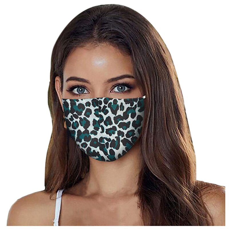1 pçs pm2.5 boca rosto capa ao ar livre lavável reutilização proteção máscara facial leopardo impressão mouthmask mondkapjes boné de beisebol chapéu