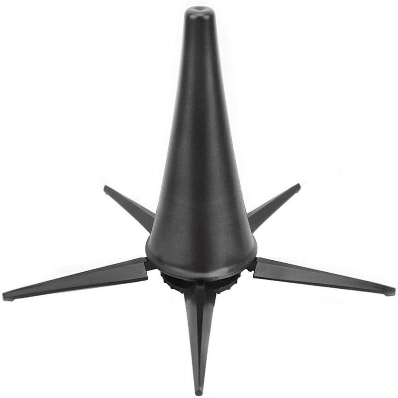 Черный портативный держатель Aisiweier, складная металлическая подставка с 5 ножками, аксессуар для ветрового инструмента