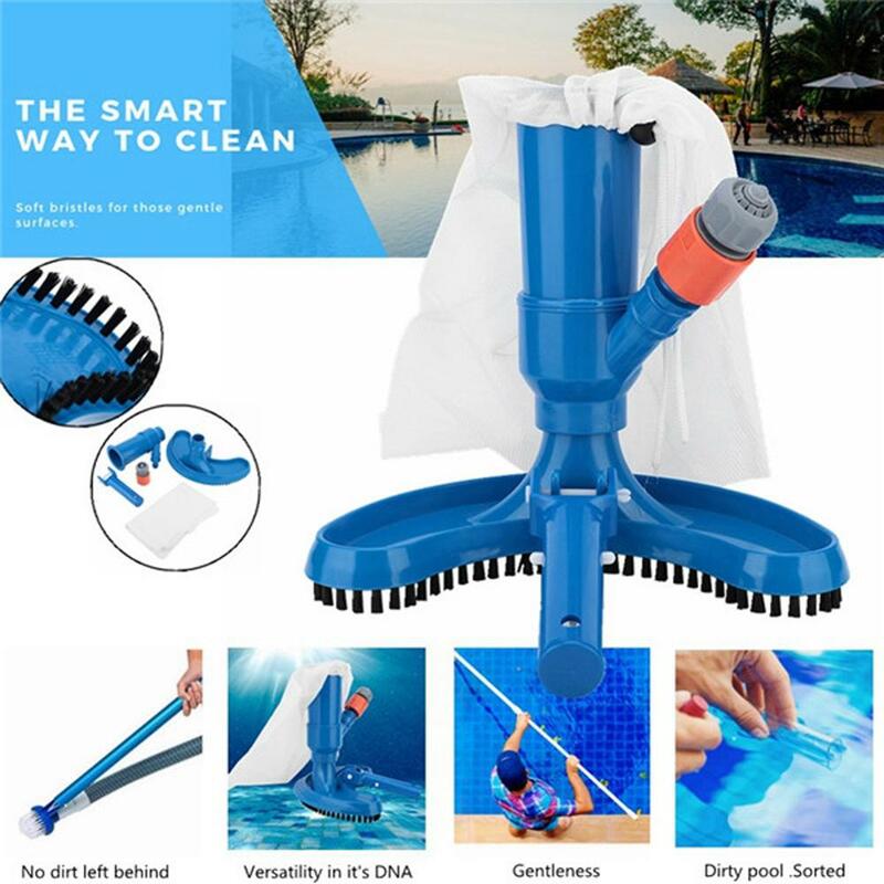 1 ensemble Mini Jet piscine aspirateur objets flottants outils de nettoyage tête d'aspiration étang fontaine aspirateur brosse nettoyeur