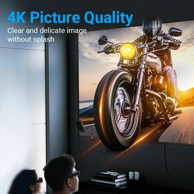 Vention-디스플레이 포트, HDMI 4K Male to DP to HDMI Female 오디오 컨버터, PC 프로젝터 TV 디스플레이포트-HDMI 어댑터