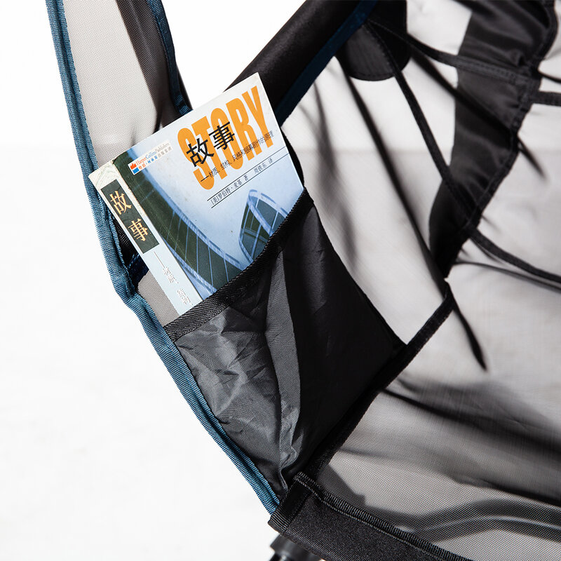 새로운 휴대용 헤비 듀티 야외 접는 캠핑 스윙 의자 알루미늄 합금 럭셔리 캠핑 의자 등받이 접는
