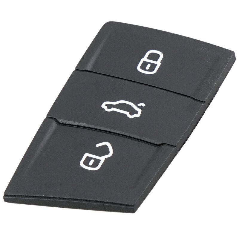 3 Buttons Rubber Flip Remote Car Key Pad/ Car Key Shell Case for VW Volkswagen Golf 7 4 5 Mk4 6 MK7 Skoda Octavia A7 Seat Leon