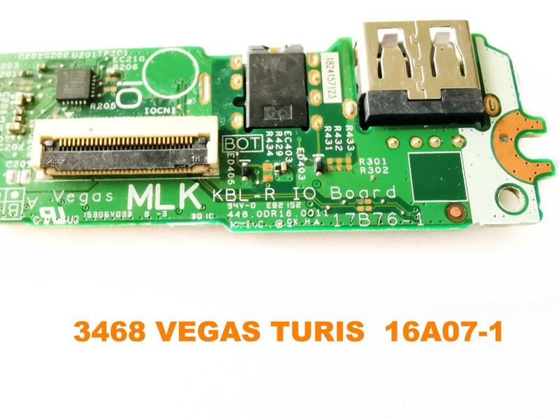 17B76-1 For Dell  Vostro 14 3468 Inspiron 3467 3465 USB board  Audio board 448.0DR16.0011  Tested good