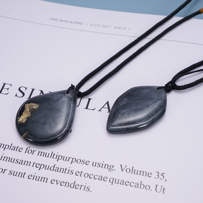 DIY Silikon Form Anhänger Ohrringe Halskette Harz Form Anhänger Handwerk DIY Schmuck Machen Großhandel Form liefert