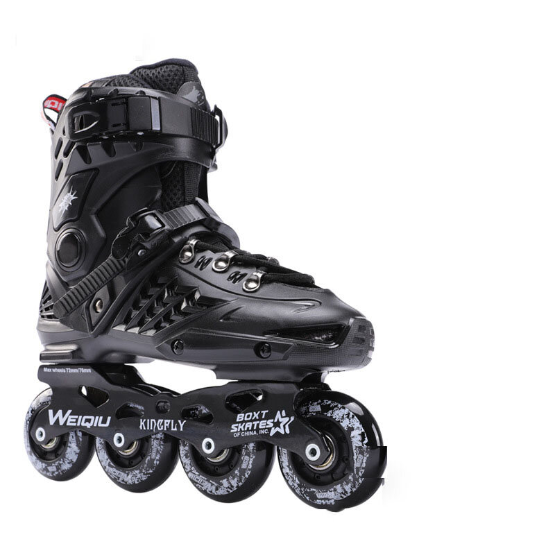 Patines de ruedas en línea para adultos, zapatillas de patinaje planas para principiantes al aire libre, camiones de aluminio avanzados, ruedas de PU geniales, 12 opciones