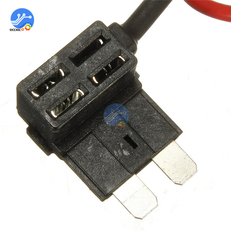 12V Fuse Holder Add-a-circuit TAP Adapter Micro Mini Standard ATM APM Blade Auto Fuse with 10A Blade Car Fuse With Holder