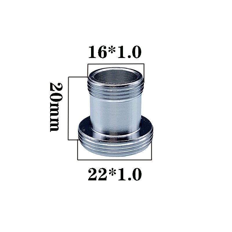 Adattatore per rubinetto M18 M20 M22 trasferimento filetto maschio M22 filetto maschio connettore in ottone accessori per beccuccio da cucina per bagno