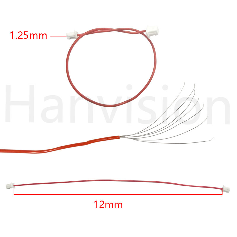 Single cable 2 pin Double head 1.25mm port CDS cable (Used to transmit infrared light signal)