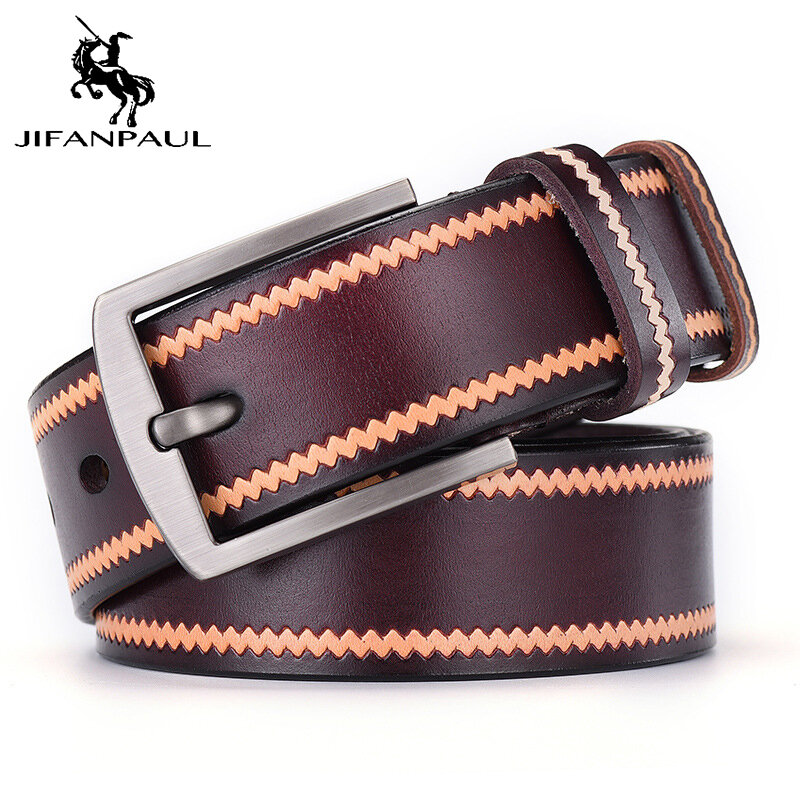 JIFANPAUL Fashion designer design belts for women Alloy pin buckle Casual  jeans decoration women luxury  belt free shopping