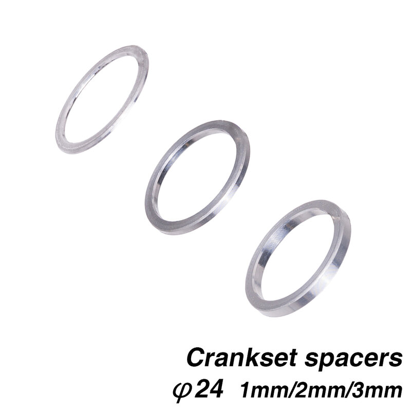 ZTTO soportes de fondo accesorios arandela 1mm 2mm 3mm espaciador para carretera bicicleta de montaña diámetro 24mm Chainset platos y bielas BB bola