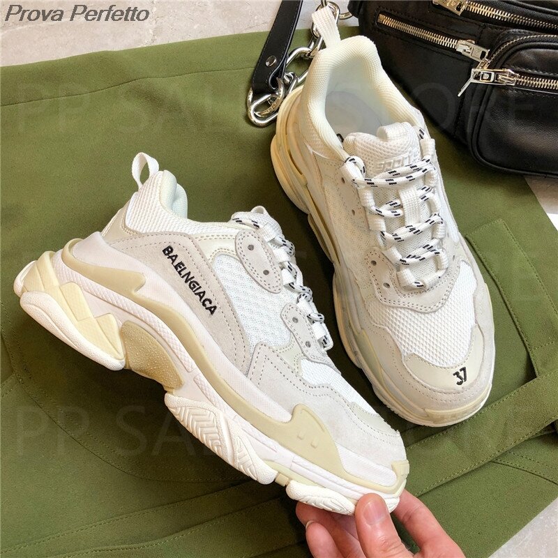 2020 Woman Vulcanize Shoes Celebrity Chunky Sneakers Women Trendy Dad Sneakers Mesh Platform Shoes mujer vulcanizar los zapatos