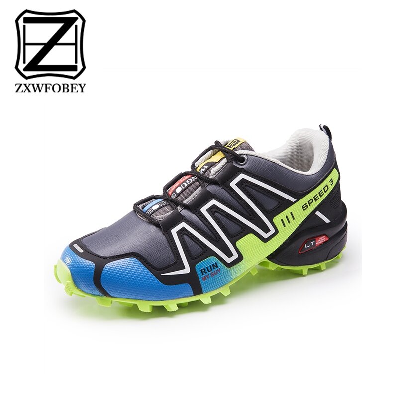 ZXWFOBEY أحذية رياضية رجالية عادية لتسلق الجبال والجري وركوب الخيل ، أحذية رياضية للرجال ، تنفس ، مريحة ، عدم الانزلاق الأحذية